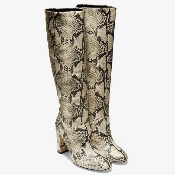 BOGO Cole Haan Snake Glenda Boots New $300